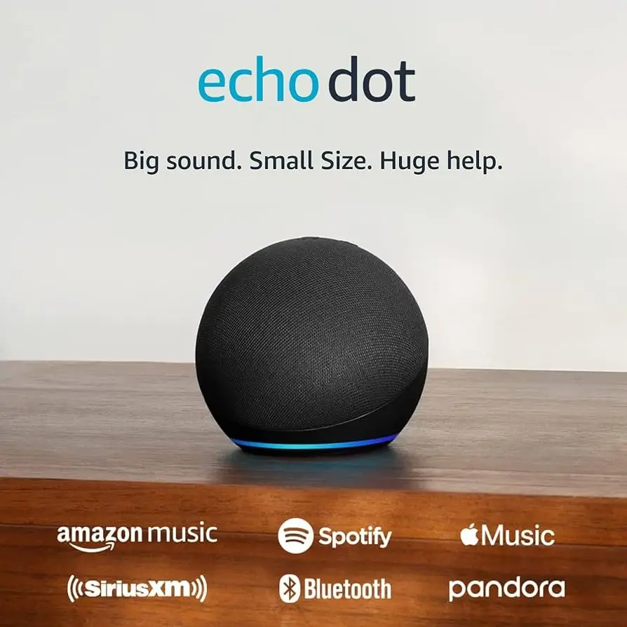 The 10 Best-Selling Tech Gadgets on Amazon  : Amazon Echo Dot (newest model), Vibrant sounding Alexa speaker, Great for bedrooms, dining rooms and offices, Charcoal