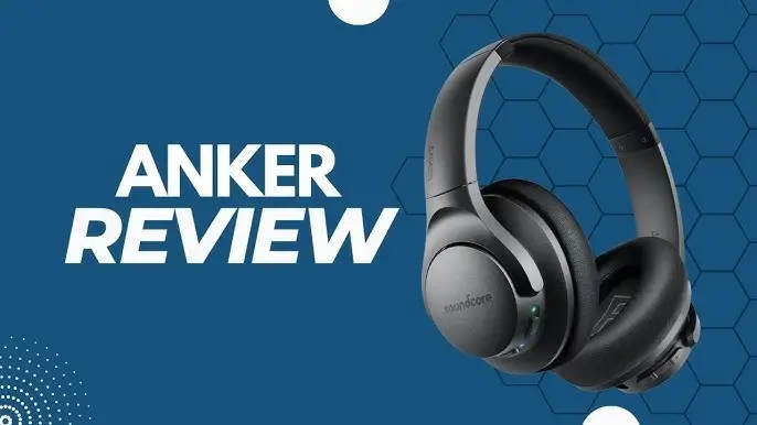 The Soundcore Life Q20 over-ear headphones in black with memory foam ear cups, featuring hybrid active noise cancellation and Bluetooth connectivity