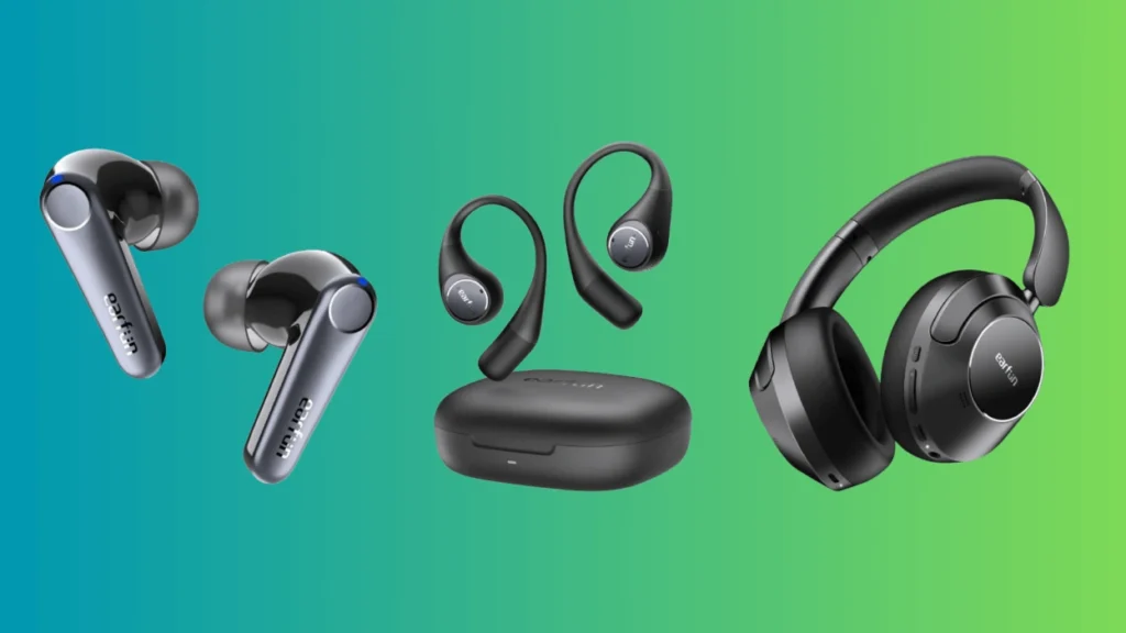 EarFun Air Pro 3 wireless earbuds with hybrid active noise cancellation and long battery life