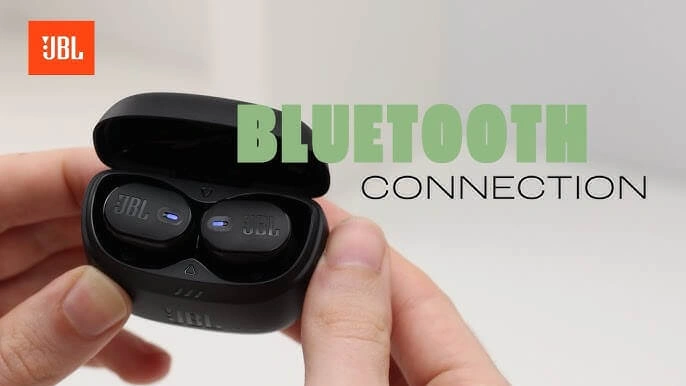 JBL Tune Buds 2 Bluetooth earbuds in black with charging case