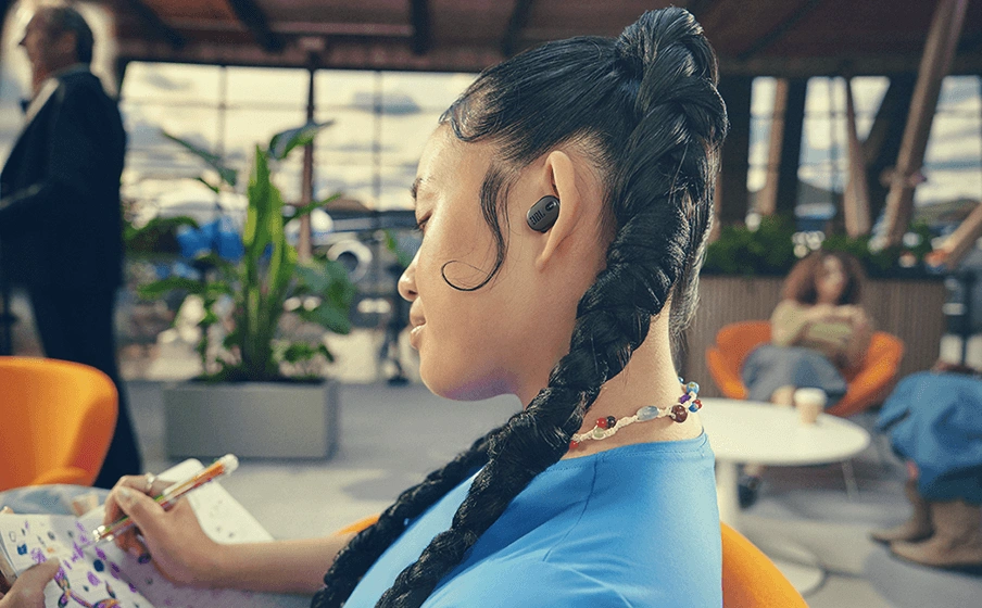 JBL Tune Buds 2 wireless earbuds close-up