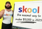 Skool Review For Online Educators : Skool platform interface with Alex hormozi, an online educator, showcasing community features and course management tools