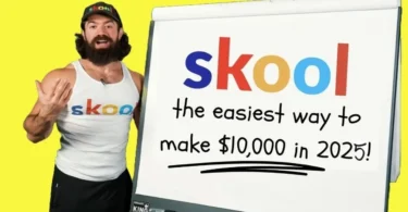 Skool Review For Online Educators : Skool platform interface with Alex hormozi, an online educator, showcasing community features and course management tools
