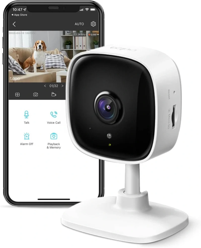 Tapo TP-Link C100 indoor Wi-Fi security camera with 1080p full HD